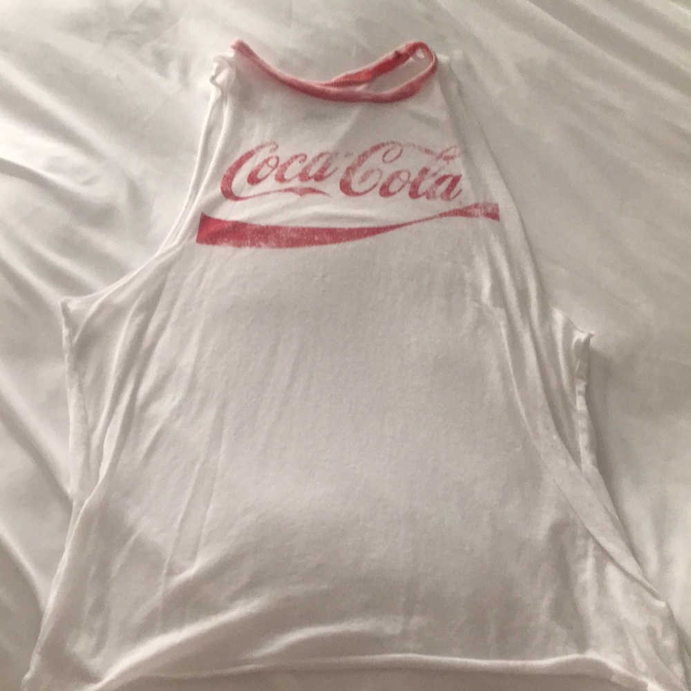 coca cola fitted tank top